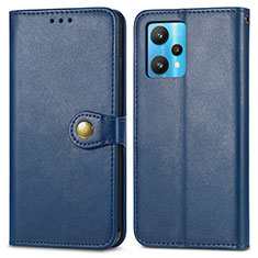 Funda de Cuero Cartera con Soporte Carcasa S05D para Realme 9 4G Azul