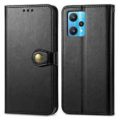 Funda de Cuero Cartera con Soporte Carcasa S05D para Realme 9 5G Negro