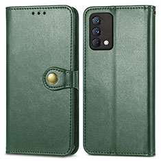 Funda de Cuero Cartera con Soporte Carcasa S05D para Realme GT Master 5G Verde