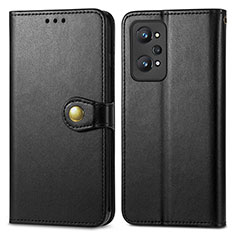 Funda de Cuero Cartera con Soporte Carcasa S05D para Realme GT Neo2 5G Negro