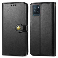 Funda de Cuero Cartera con Soporte Carcasa S05D para Realme V11 5G Negro