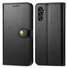 Funda de Cuero Cartera con Soporte Carcasa S05D para Samsung Galaxy A04s Negro