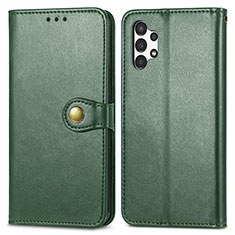 Funda de Cuero Cartera con Soporte Carcasa S05D para Samsung Galaxy A13 4G Verde