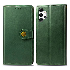 Funda de Cuero Cartera con Soporte Carcasa S05D para Samsung Galaxy A32 4G Verde