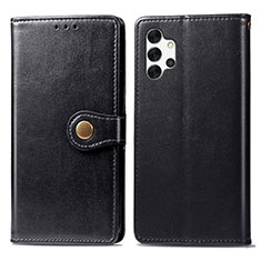 Funda de Cuero Cartera con Soporte Carcasa S05D para Samsung Galaxy A32 5G Negro