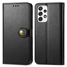 Funda de Cuero Cartera con Soporte Carcasa S05D para Samsung Galaxy A33 5G Negro