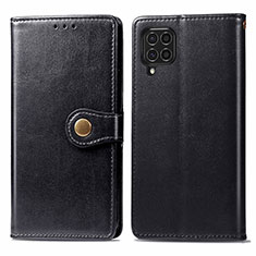 Funda de Cuero Cartera con Soporte Carcasa S05D para Samsung Galaxy F62 5G Negro