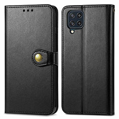 Funda de Cuero Cartera con Soporte Carcasa S05D para Samsung Galaxy M32 4G Negro