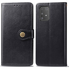 Funda de Cuero Cartera con Soporte Carcasa S05D para Samsung Galaxy S10 Lite Negro