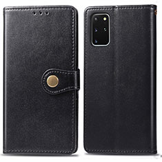 Funda de Cuero Cartera con Soporte Carcasa S05D para Samsung Galaxy S20 Plus 5G Negro