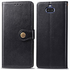 Funda de Cuero Cartera con Soporte Carcasa S05D para Sony Xperia 8 Negro