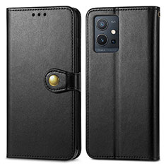 Funda de Cuero Cartera con Soporte Carcasa S05D para Vivo Y33e 5G Negro