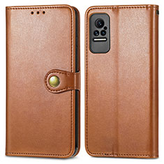 Funda de Cuero Cartera con Soporte Carcasa S05D para Xiaomi Civi 1S 5G Marron