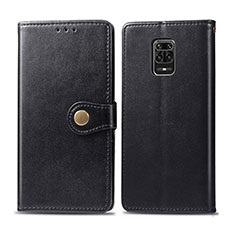 Funda de Cuero Cartera con Soporte Carcasa S05D para Xiaomi Poco M2 Pro Negro