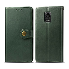 Funda de Cuero Cartera con Soporte Carcasa S05D para Xiaomi Poco M2 Pro Verde