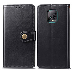 Funda de Cuero Cartera con Soporte Carcasa S05D para Xiaomi Redmi 10X Pro 5G Negro