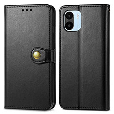 Funda de Cuero Cartera con Soporte Carcasa S05D para Xiaomi Redmi A2 Negro