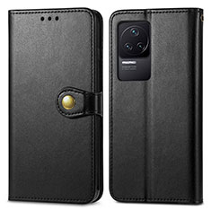 Funda de Cuero Cartera con Soporte Carcasa S05D para Xiaomi Redmi K50 5G Negro