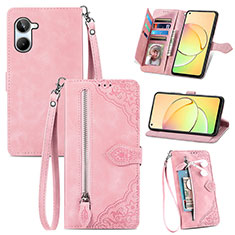 Funda de Cuero Cartera con Soporte Carcasa S06D para Realme 10 4G Rosa