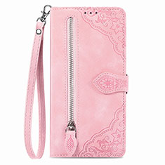 Funda de Cuero Cartera con Soporte Carcasa S06D para Vivo Y73t Rosa