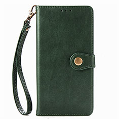 Funda de Cuero Cartera con Soporte Carcasa S07D para Xiaomi Poco X3 NFC Verde