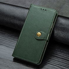 Funda de Cuero Cartera con Soporte Carcasa S07D para Xiaomi Redmi 9 Prime India Verde