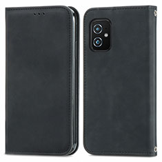 Funda de Cuero Cartera con Soporte Carcasa S08D para Asus ZenFone 8 Mini Negro