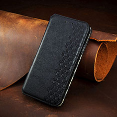 Funda de Cuero Cartera con Soporte Carcasa S09D para Xiaomi Redmi 10X 4G Negro