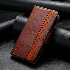 Funda de Cuero Cartera con Soporte Carcasa S10D para Google Pixel 7a 5G Marron