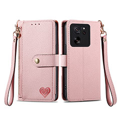 Funda de Cuero Cartera con Soporte Carcasa S15D para Xiaomi Redmi K60 Ultra 5G Rosa