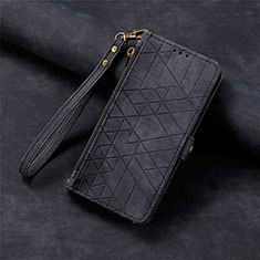 Funda de Cuero Cartera con Soporte Carcasa S17D para Samsung Galaxy S20 FE 4G Negro