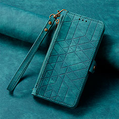 Funda de Cuero Cartera con Soporte Carcasa S18D para Samsung Galaxy S23 Plus 5G Verde