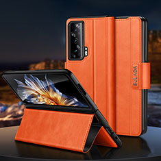 Funda de Cuero Cartera con Soporte Carcasa SD1 para Huawei Honor Magic Vs Ultimate 5G Naranja