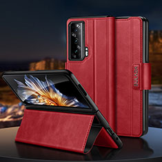 Funda de Cuero Cartera con Soporte Carcasa SD1 para Huawei Honor Magic Vs Ultimate 5G Rojo