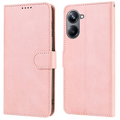 Funda de Cuero Cartera con Soporte Carcasa SY1 para Realme 10 Pro 5G Rosa