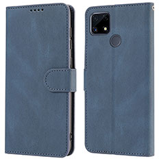 Funda de Cuero Cartera con Soporte Carcasa SY1 para Realme 7i RMX2193 Azul