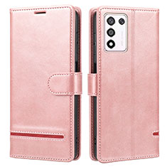 Funda de Cuero Cartera con Soporte Carcasa SY1 para Realme 9 SE 5G Rosa