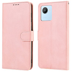 Funda de Cuero Cartera con Soporte Carcasa SY1 para Realme C30 Rosa