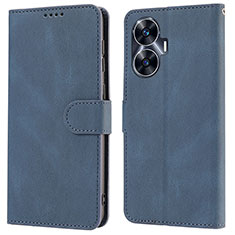 Funda de Cuero Cartera con Soporte Carcasa SY1 para Realme Narzo N55 Azul