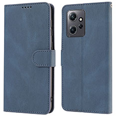 Funda de Cuero Cartera con Soporte Carcasa SY1 para Xiaomi Redmi Note 12 4G Azul