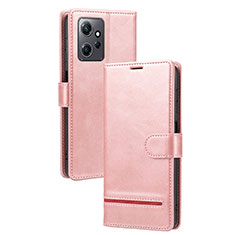 Funda de Cuero Cartera con Soporte Carcasa SY3 para Xiaomi Redmi Note 12 4G Rosa