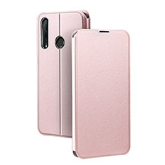 Funda de Cuero Cartera con Soporte Carcasa T01 para Huawei Honor 20 Lite Oro Rosa