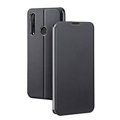 Funda de Cuero Cartera con Soporte Carcasa T01 para Huawei Honor 20i Negro