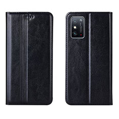 Funda de Cuero Cartera con Soporte Carcasa T01 para Huawei Honor X10 Max 5G Negro