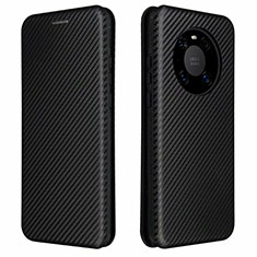 Funda de Cuero Cartera con Soporte Carcasa T01 para Huawei Mate 40 Pro Negro