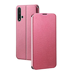 Funda de Cuero Cartera con Soporte Carcasa T01 para Huawei Nova 5 Pro Rosa