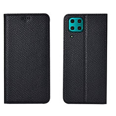 Funda de Cuero Cartera con Soporte Carcasa T01 para Huawei P40 Lite Negro