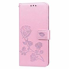 Funda de Cuero Cartera con Soporte Carcasa T01 para Huawei P40 Pro Rosa