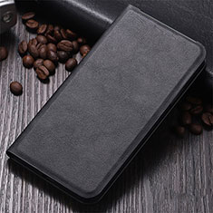 Funda de Cuero Cartera con Soporte Carcasa T01 para Oppo R17 Pro Negro