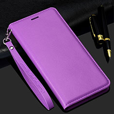 Funda de Cuero Cartera con Soporte Carcasa T01 para Samsung Galaxy S20 Plus Morado